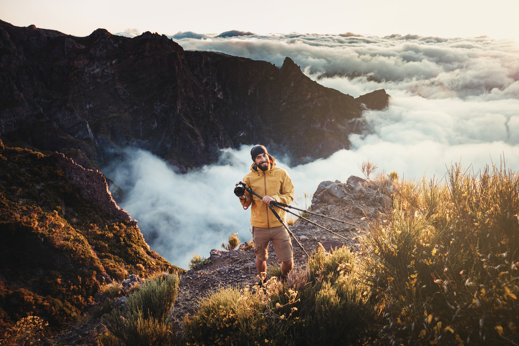 Vládnemír fotograf v horách na Madeiře